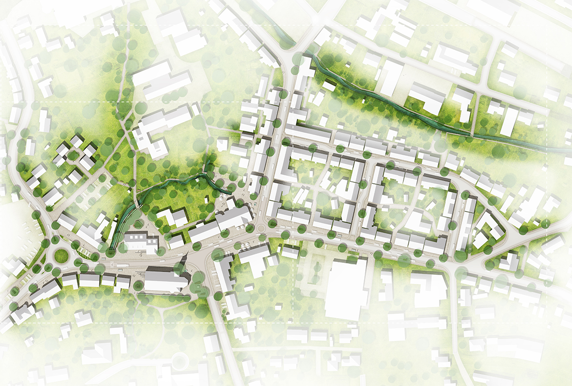 Greenbox Projekte Lageplan "Straßen und Plätze in Wehingen"
